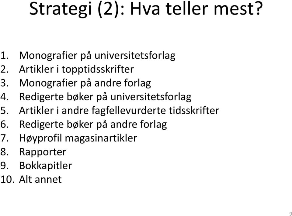 Redigerte bøker på universitetsforlag 5.