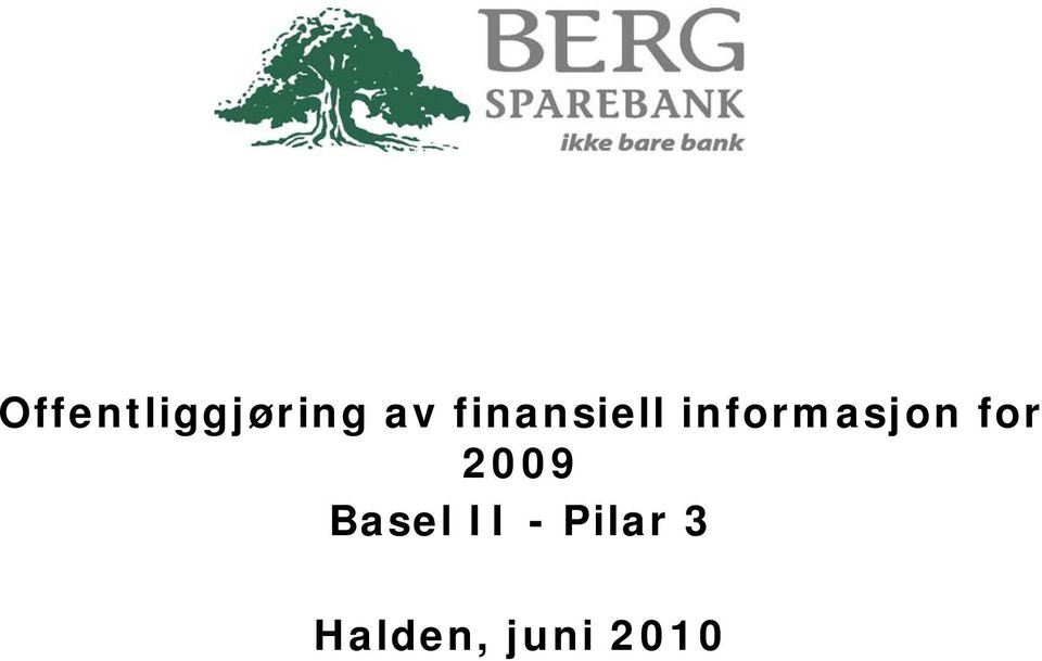 informasjon for 2009