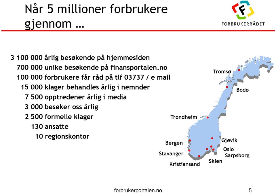 no 100 000 forbrukere får råd på tlf 03737 / e mail 15 000 klager behandles årlig i nemnder 7 500