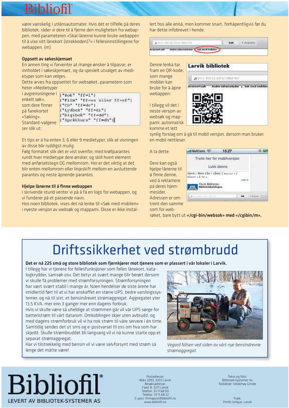 » i fellesinnstillingene for webappen.