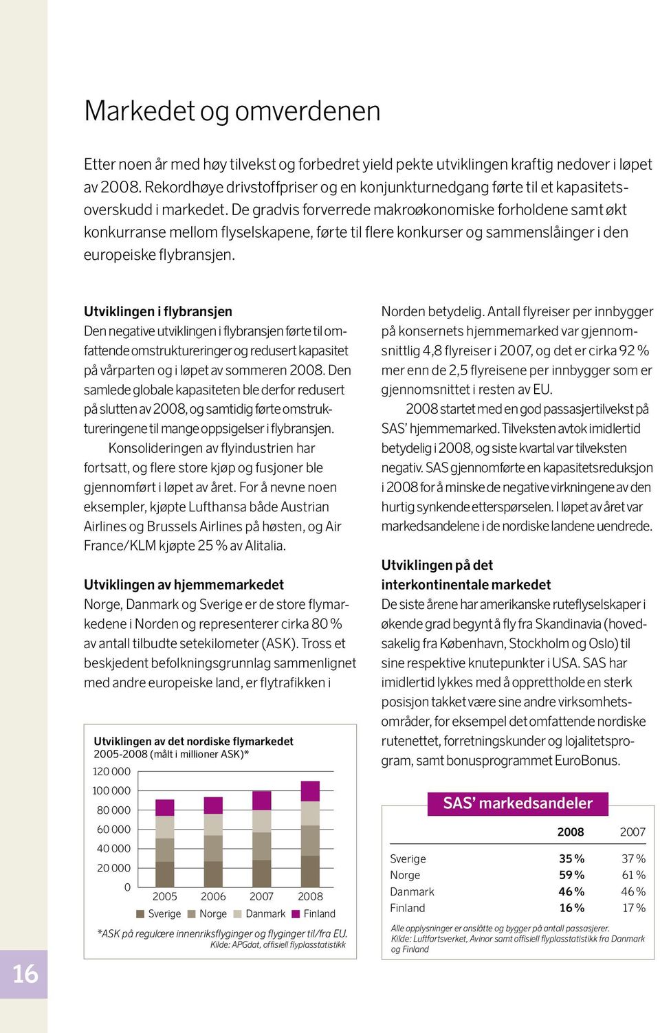 De gradvis forverrede makroøkonomiske forholdene samt økt konkurranse mellom flyselskapene, førte til flere konkurser og sammenslåinger i den europeiske flybransjen.