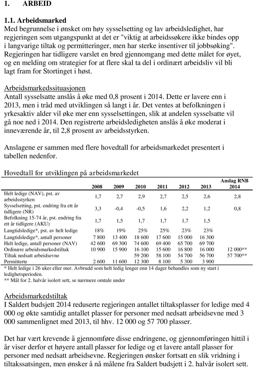 Regjeringen har tidligere varslet en bred gjennomgang med dette målet for øyet, og en melding om strategier for at flere skal ta del i ordinært arbeidsliv vil bli lagt fram for Stortinget i høst.