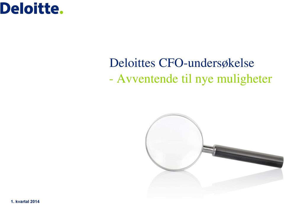 CFO-undersøkelse -