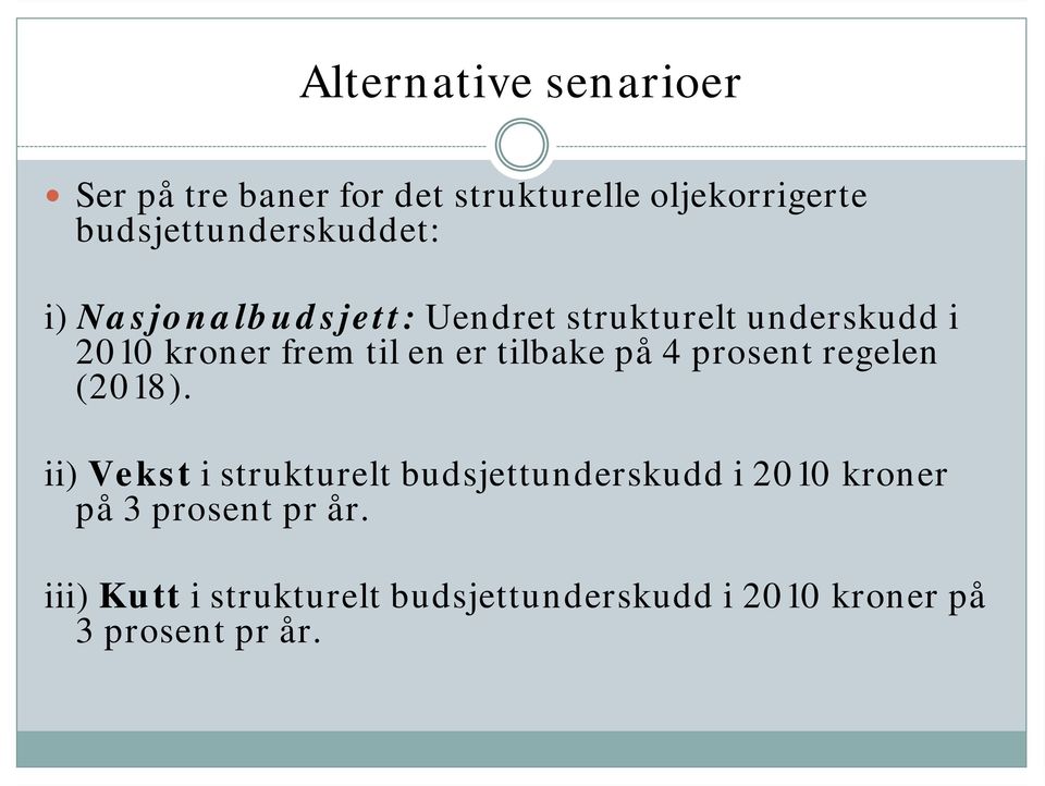 frem til en er tilbake på 4 prosent regelen (2018).