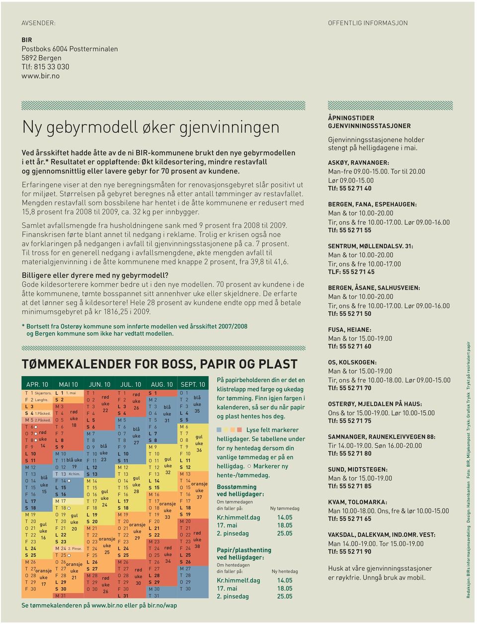 ørreen på gebyre beregne nå eer ana ømminger av reavae. engden reava m bbiene har hene i de åe kmmunene er reduer med, pren ra 0 i 0, ca. 32 kg per innbygger.