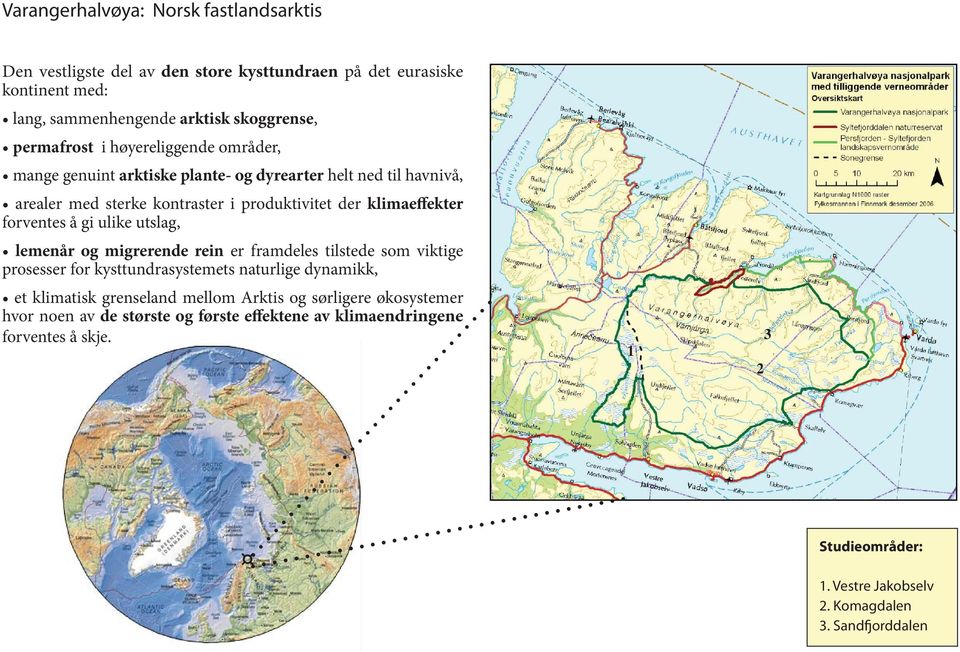 ulike utslag, lemenår og migrerende rein er framdeles tilstede som viktige prosesser for kysttundrasystemets naturlige dynamikk, et klimatisk grenseland mellom Arktis og