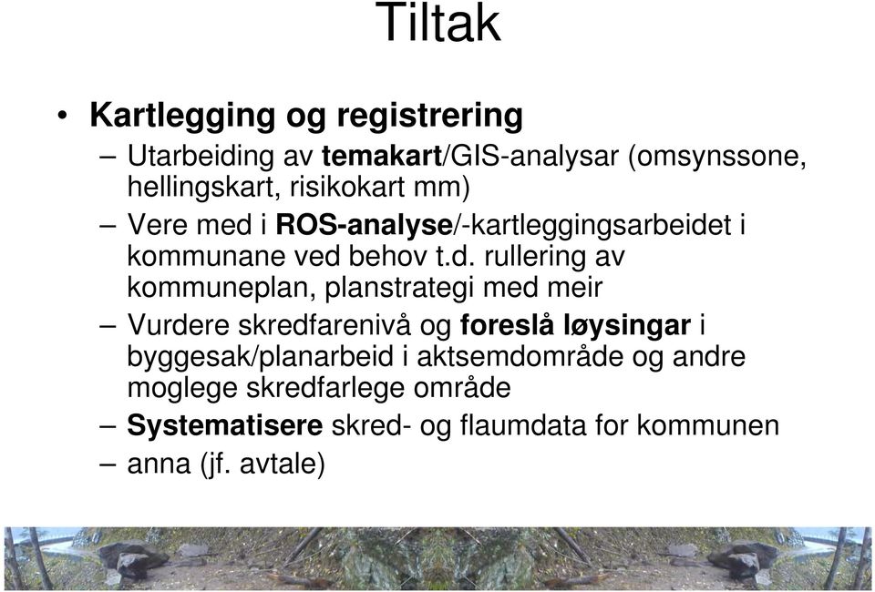 i ROS-analyse/-kartleggingsarbeide