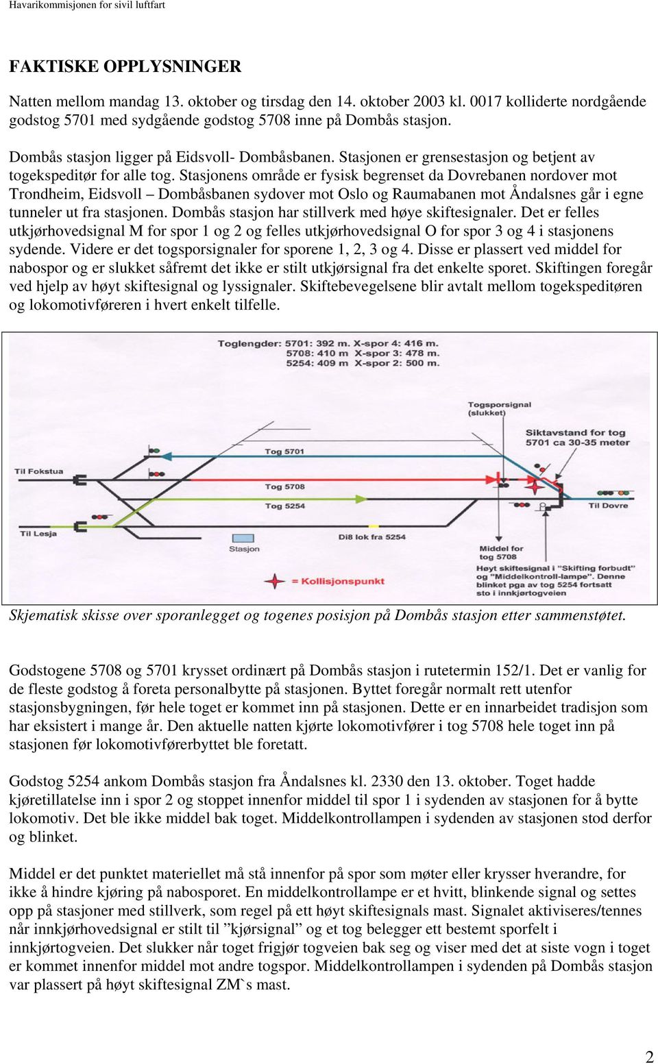 Stasjonens område er fysisk begrenset da Dovrebanen nordover mot Trondheim, Eidsvoll Dombåsbanen sydover mot Oslo og Raumabanen mot Åndalsnes går i egne tunneler ut fra stasjonen.