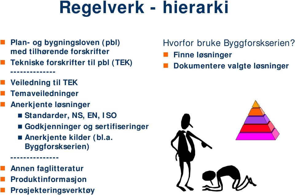 Godkjenninger og sertifiseringer Anerkjente kilder (bl.a.