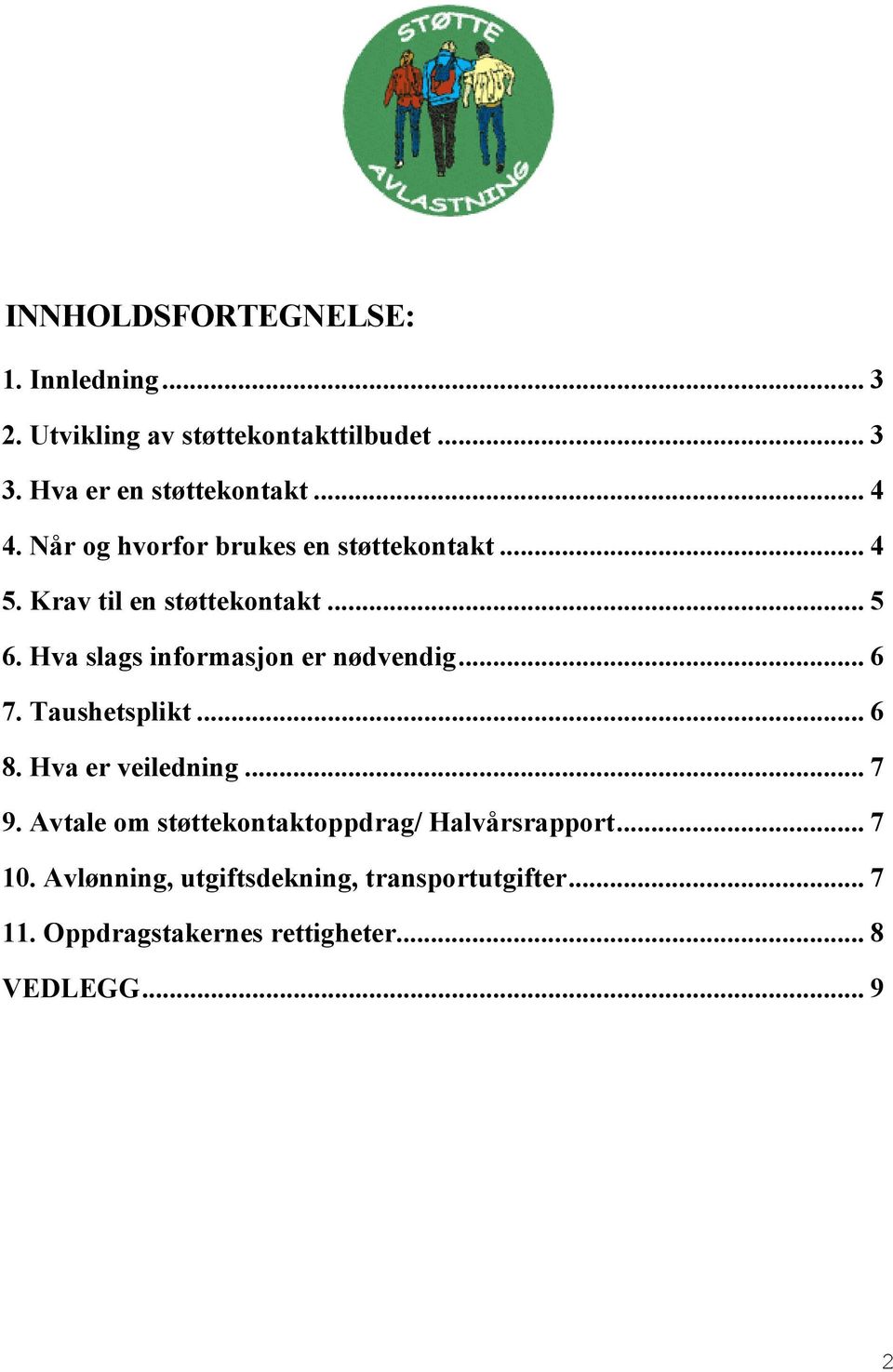 Hva slags informasjon er nødvendig... 6 7. Taushetsplikt... 6 8. Hva er veiledning... 7 9.