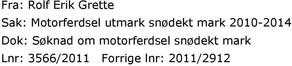 2010-2014 Dok: Søknad om