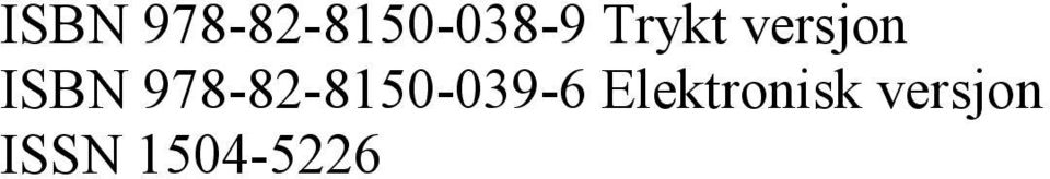 978-82-8150-039-6