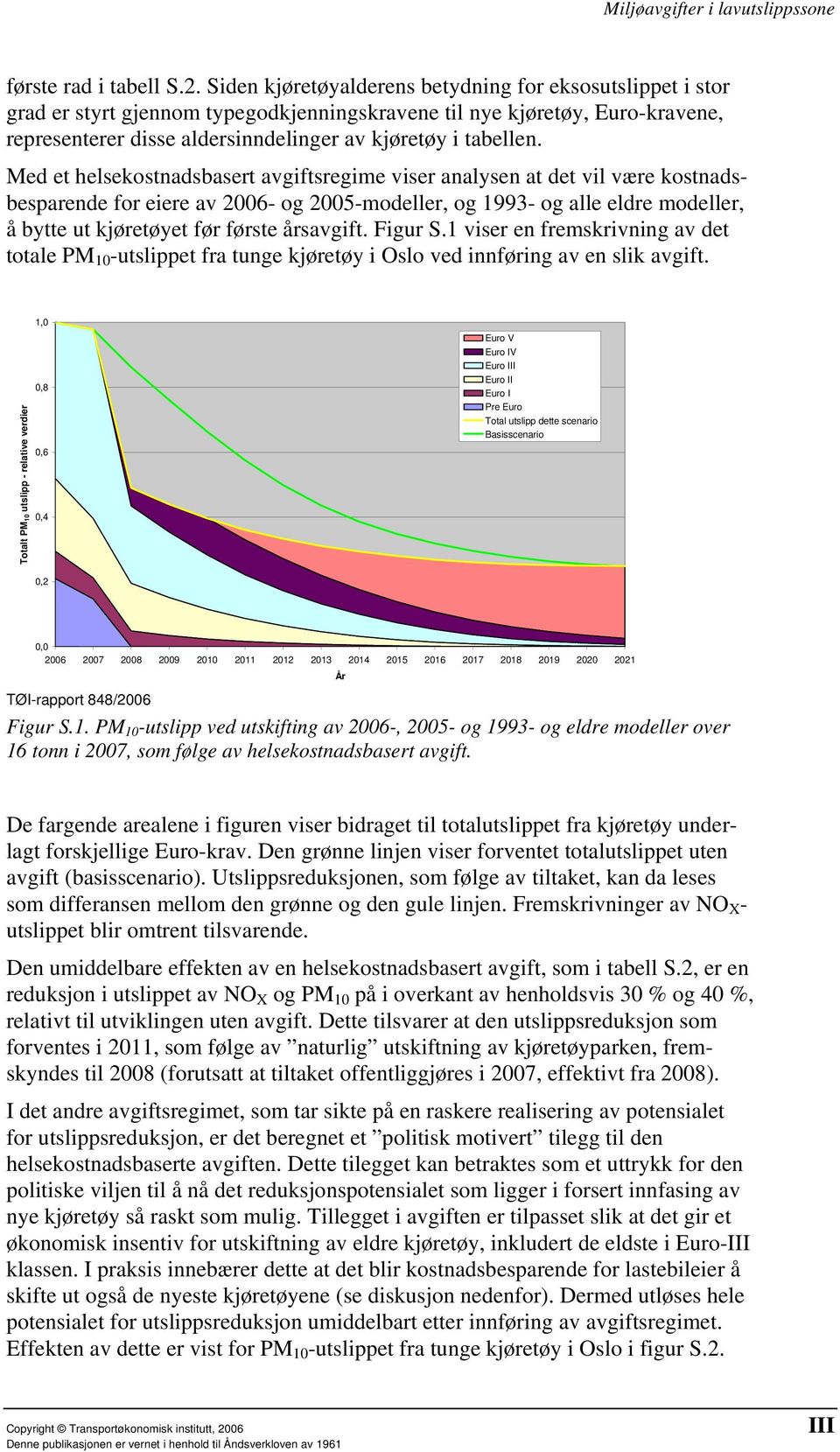 Med et helsekostnadsbasert avgiftsregime viser analysen at det vil være kostnadsbesparende for eiere av 2006- og 2005-modeller, og 1993- og alle eldre modeller, å bytte ut kjøretøyet før første