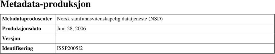 samfunnsvitenskapelig datatjeneste