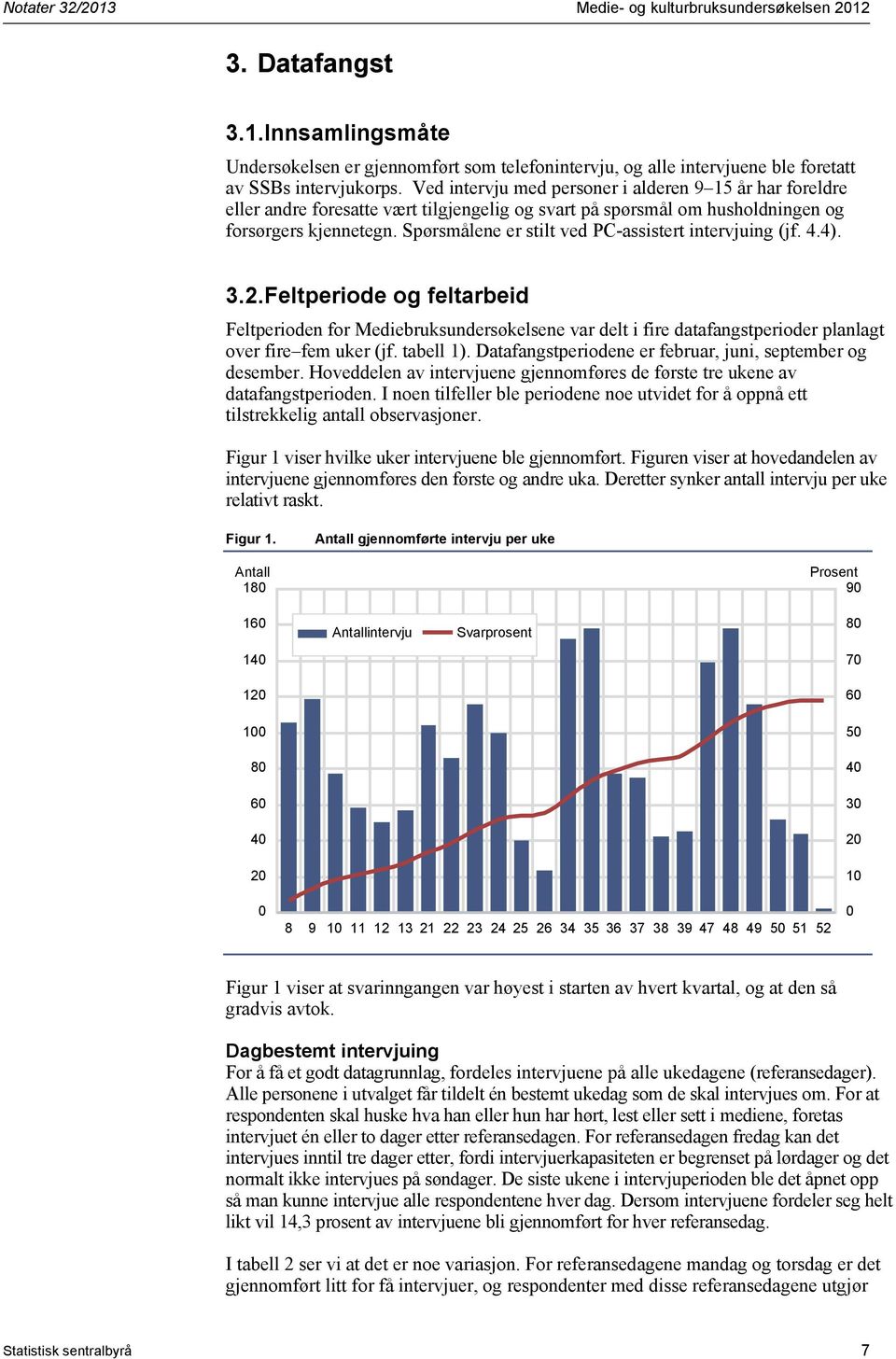 Spørsmålene er stilt ved PC-assistert intervjuing (jf. 4.4). 3.2.