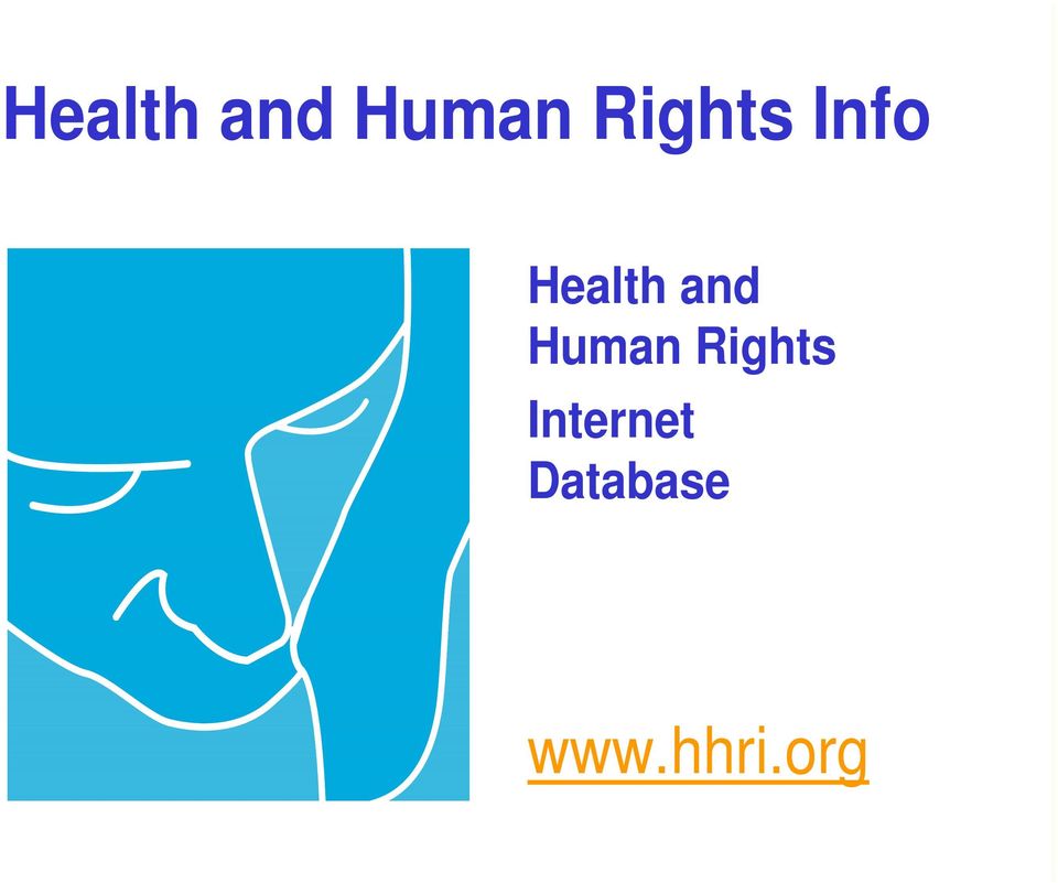 Internet Database www.hhri.