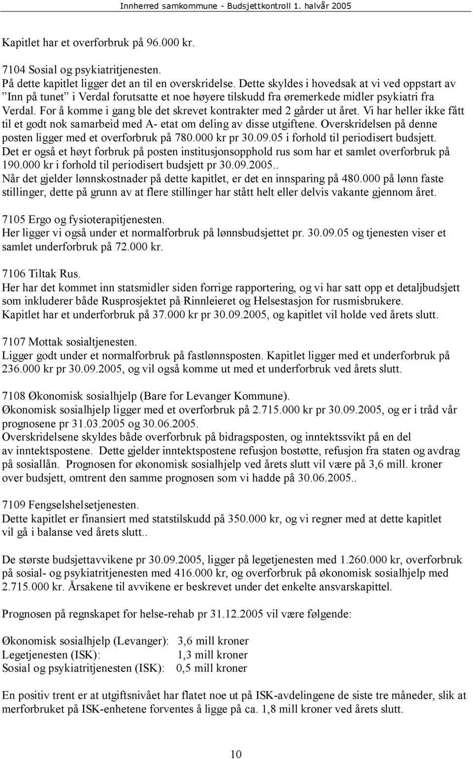 For å komme i gang ble det skrevet kontrakter med 2 gårder ut året. Vi har heller ikke fått til et godt nok samarbeid med A- etat om deling av disse utgiftene.