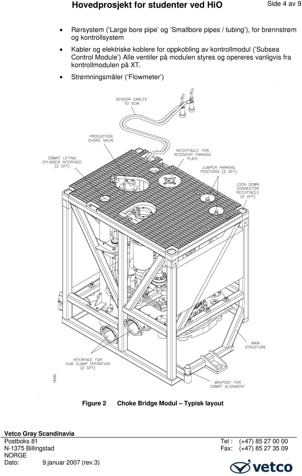 Subsea Control Module ) Alle ventiler på modulen styres og opereres vanligvis fra