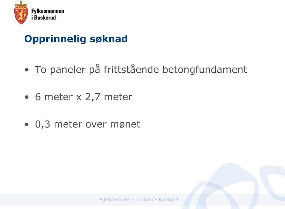 betongfundament 6 meter x