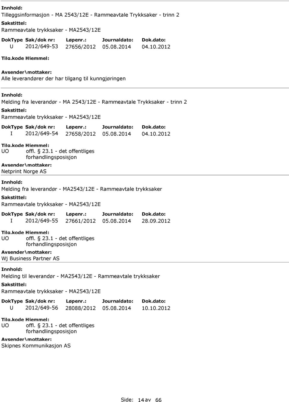 2012/649-54 27658/2012 Netprint Norge AS 04.10.