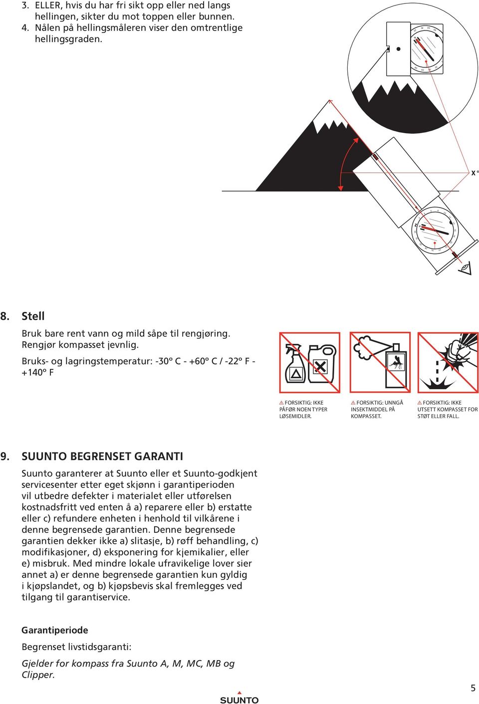 FORIKTIG: IKK UTTT KOMPAT FOR TØT LLR FALL. 9.