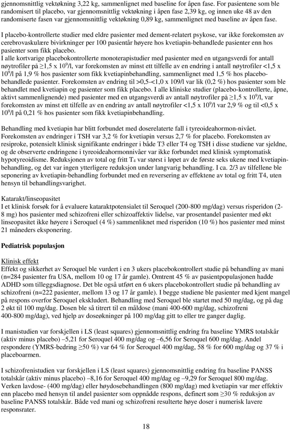 baseline av åpen fase.