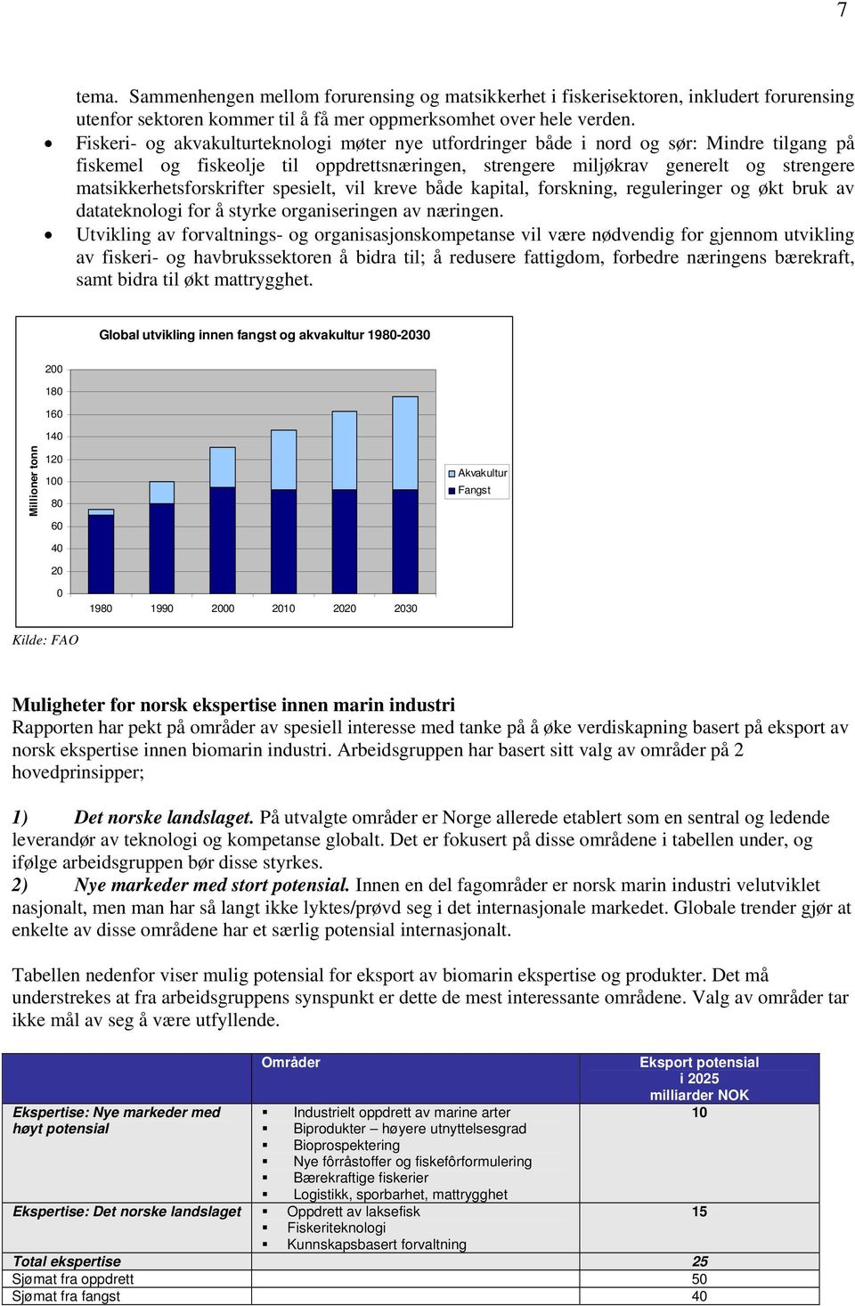 matsikkerhetsforskrifter spesielt, vil kreve både kapital, forskning, reguleringer og økt bruk av datateknologi for å styrke organiseringen av næringen.