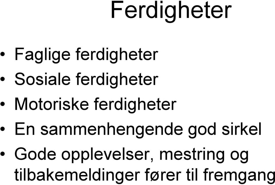 sammenhengende god sirkel Gode