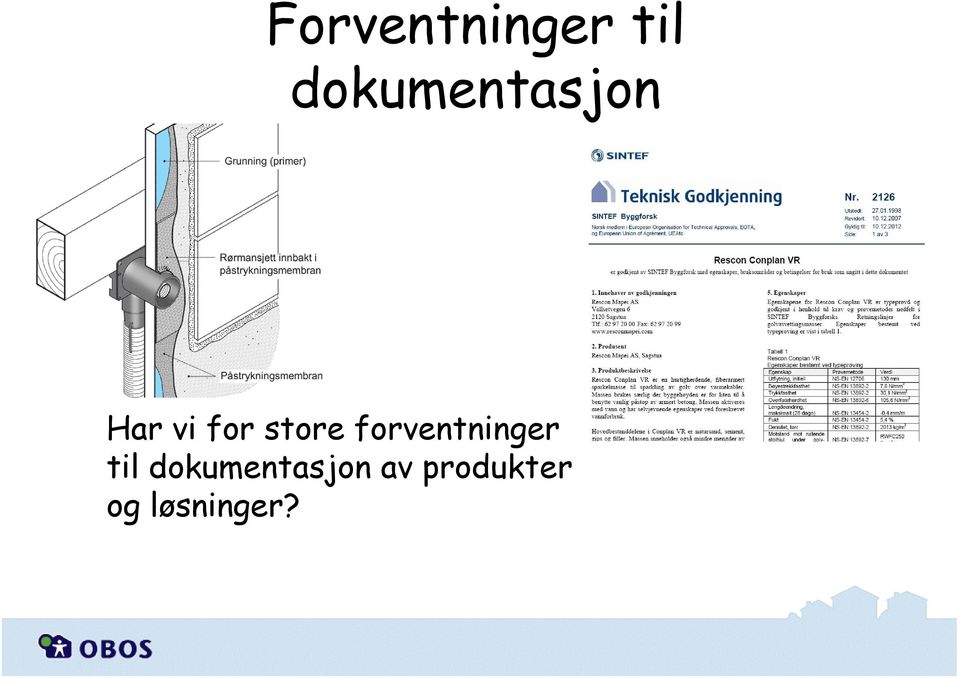 store forventninger til