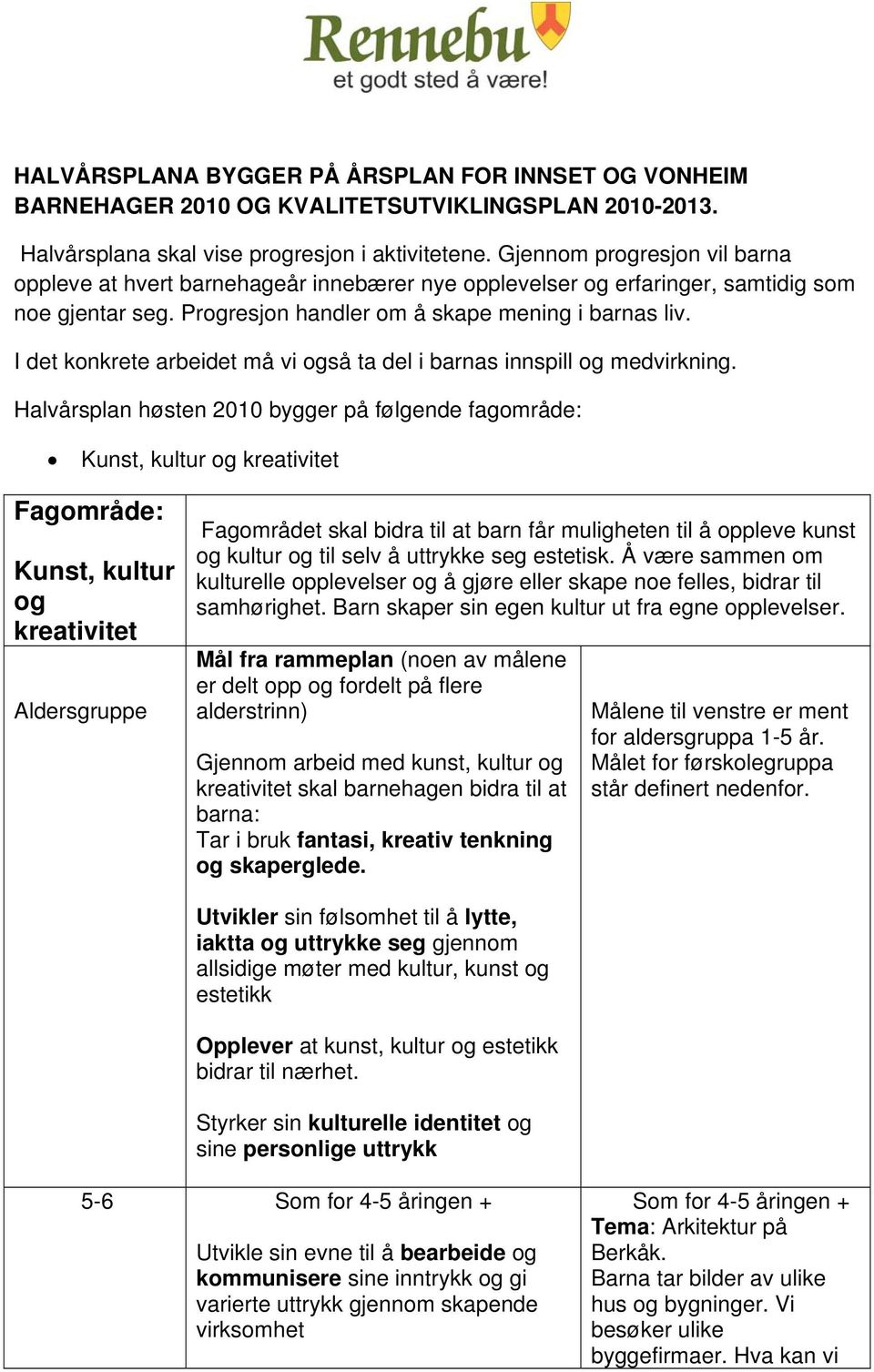 I det konkrete arbeidet må vi også ta del i barnas innspill og medvirkning.