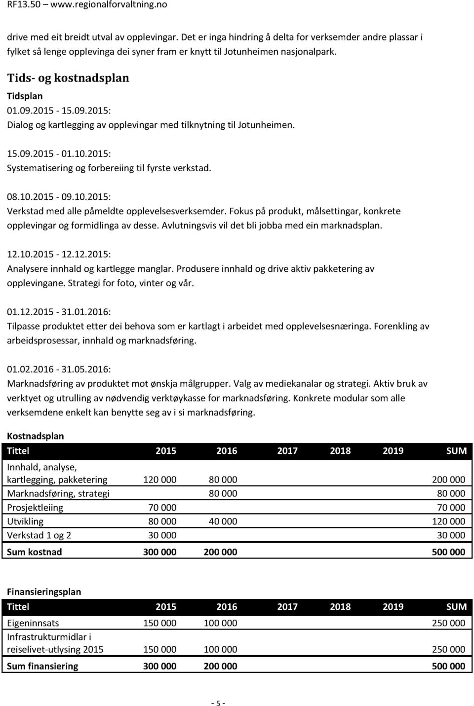 08.10.2015-09.10.2015: Verkstad med alle påmeldte opplevelsesverksemder. Fokus på produkt, målsettingar, konkrete opplevingar og formidlinga av desse.