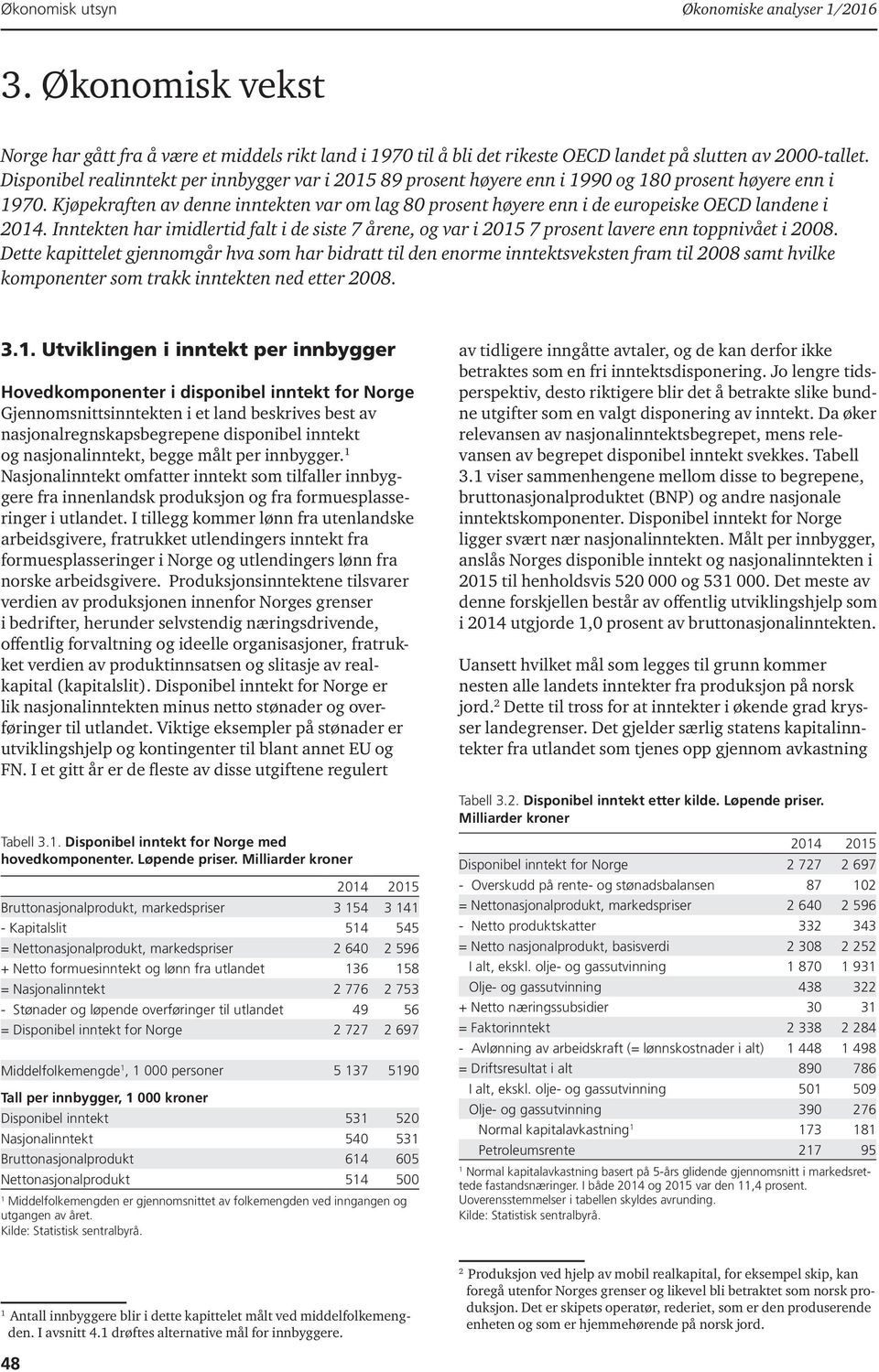 Kjøpekraften av denne inntekten var om lag 8 prosent høyere enn i de europeiske OECD landene i 24. Inntekten har imidlertid falt i de siste 7 årene, og var i 25 7 prosent lavere enn toppnivået i 28.