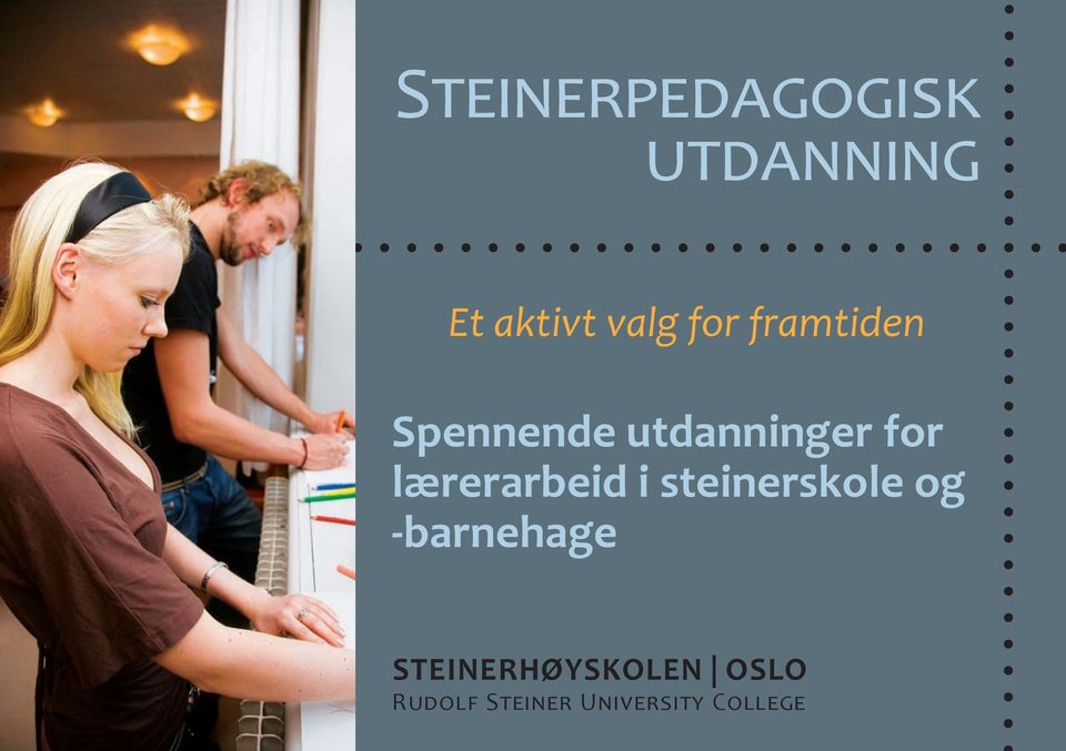 lærerarbeid i steinerskole og -barnehage