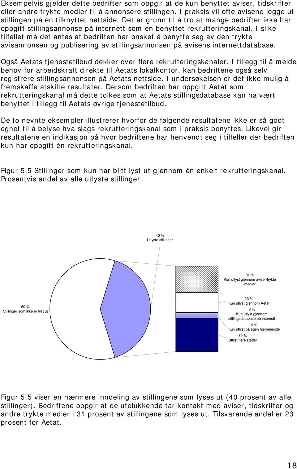 I slike tilfellet må det antas at bedriften har ønsket å benytte seg av den trykte avisannonsen og publisering av stillingsannonsen på avisens internettdatabase.