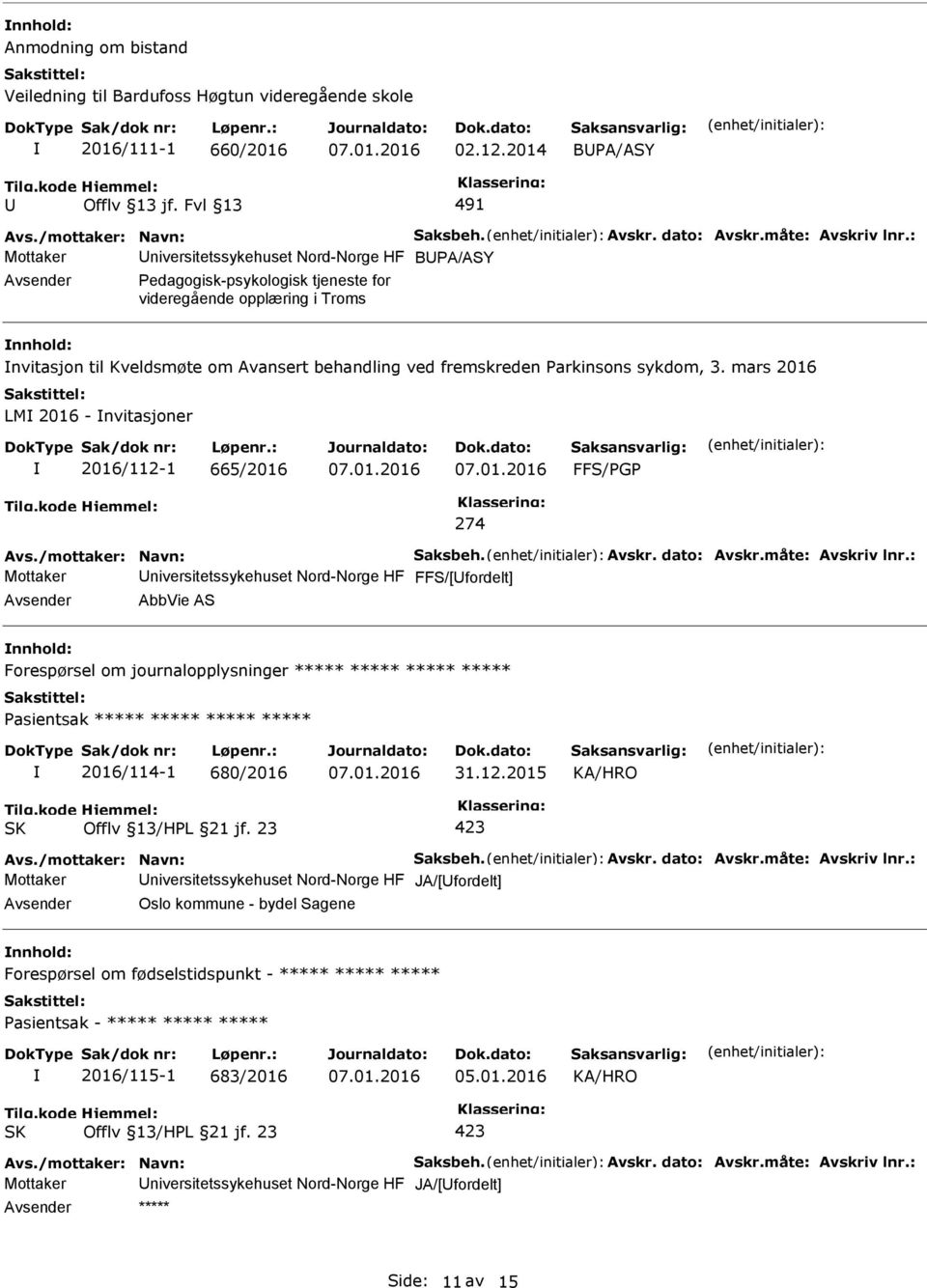 fremskreden Parkinsons sykdom, 3.