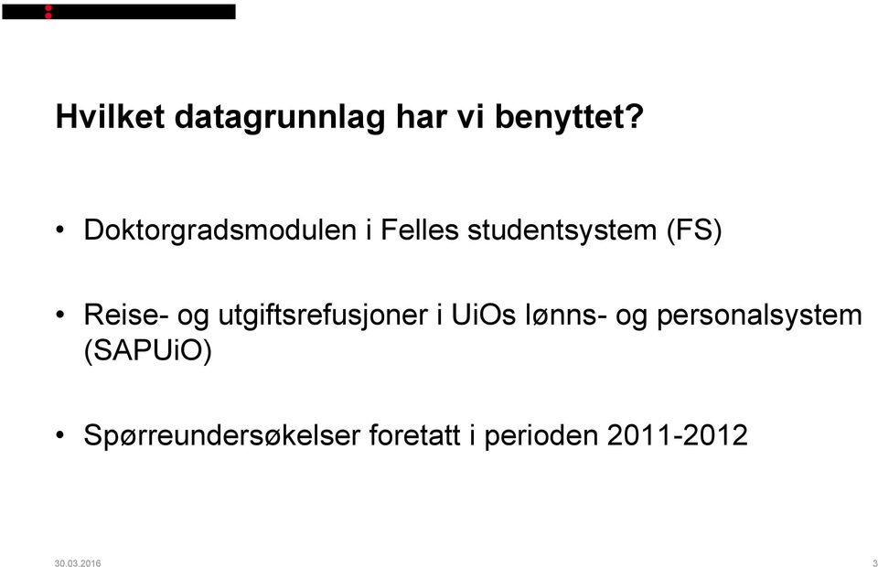 og utgiftsrefusjoner i UiOs lønns- og personalsystem