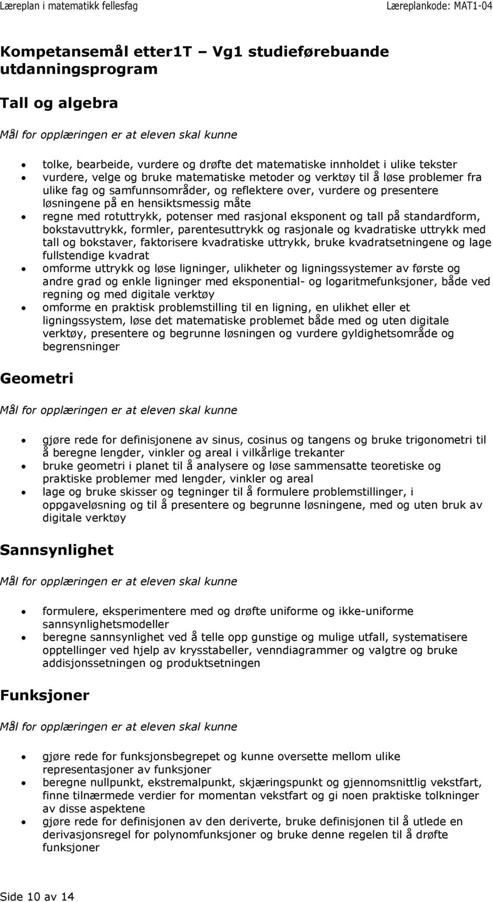 standardform, bokstavuttrykk, formler, parentesuttrykk og rasjonale og kvadratiske uttrykk med tall og bokstaver, faktorisere kvadratiske uttrykk, bruke kvadratsetningene og lage fullstendige kvadrat