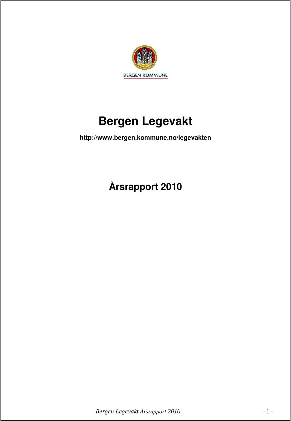 no/legevakten Årsrapport