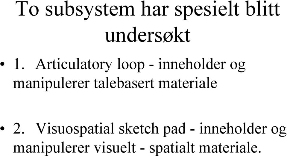 talebasert materiale 2.