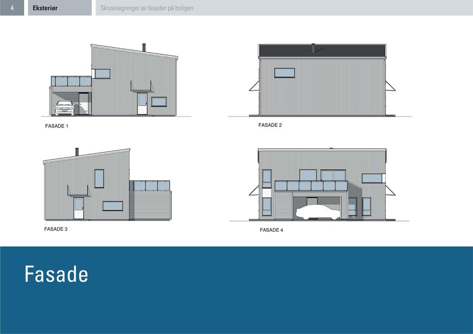 fasader på boligen
