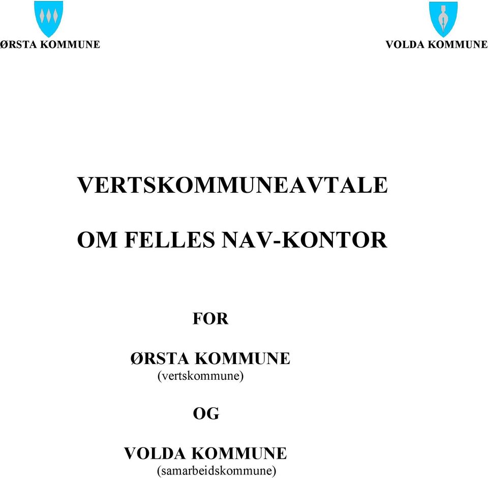NAV-KONTOR FOR ØRSTA KOMMUNE