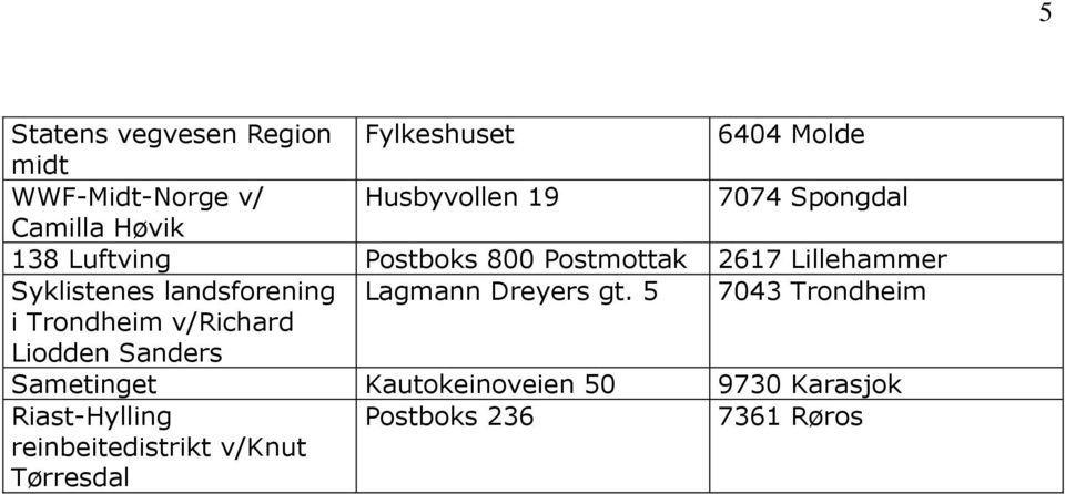 landsforening Lagmann Dreyers gt.