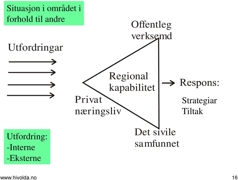 kapabilitet Privat næringsliv Strategiar