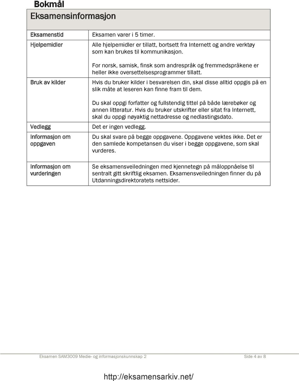 For norsk, samisk, finsk som andrespråk og fremmedspråkene er heller ikke oversettelsesprogrammer tillatt.