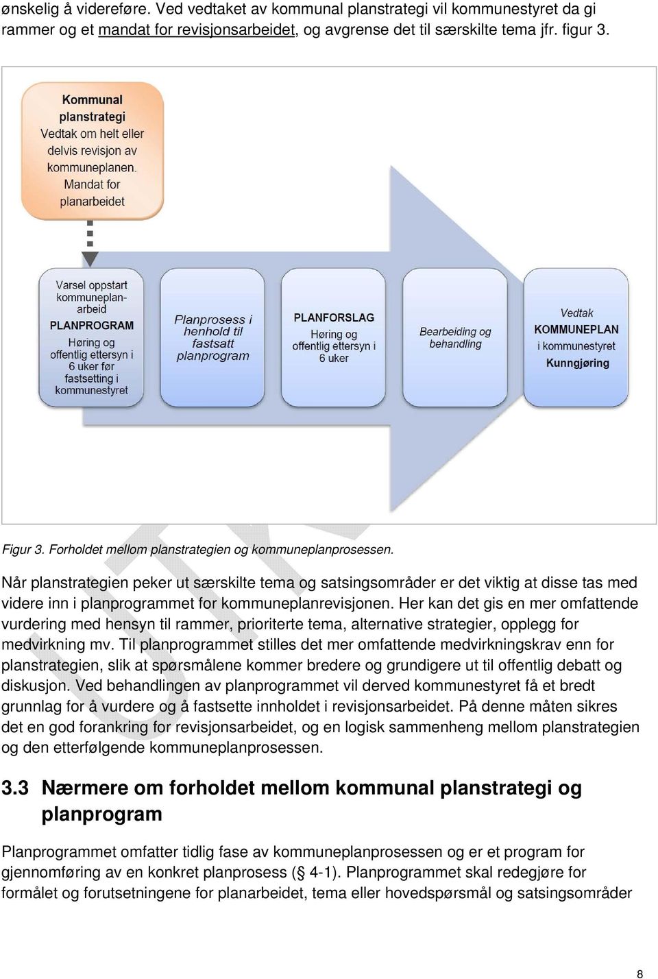 Når planstrategien peker ut særskilte tema og satsingsområder er det viktig at disse tas med videre inn i planprogrammet for kommuneplanrevisjonen.