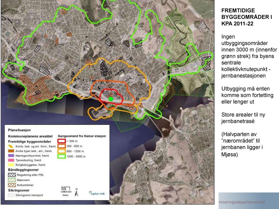 jernbanestasjonen Utbygging må enten komme som fortetting eller lenger ut