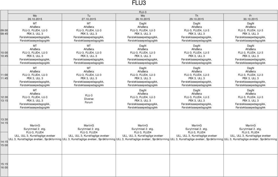 2015 MT, FLUD4, LU-3 PEK 3,, 28.10.