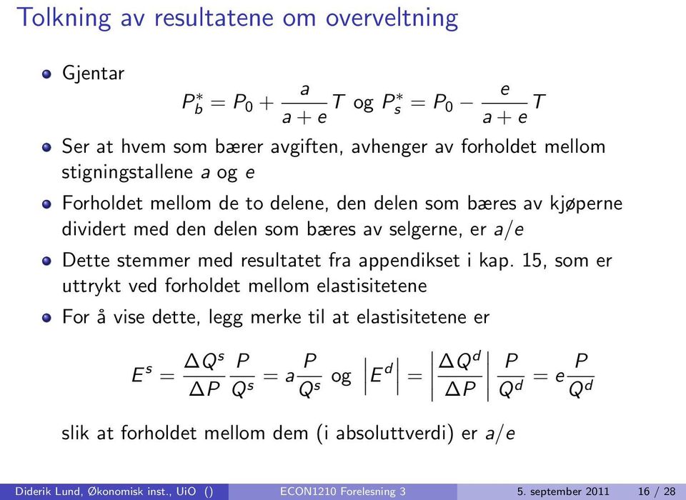 resultatet fra appendikset i kap.