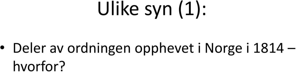 ordningen