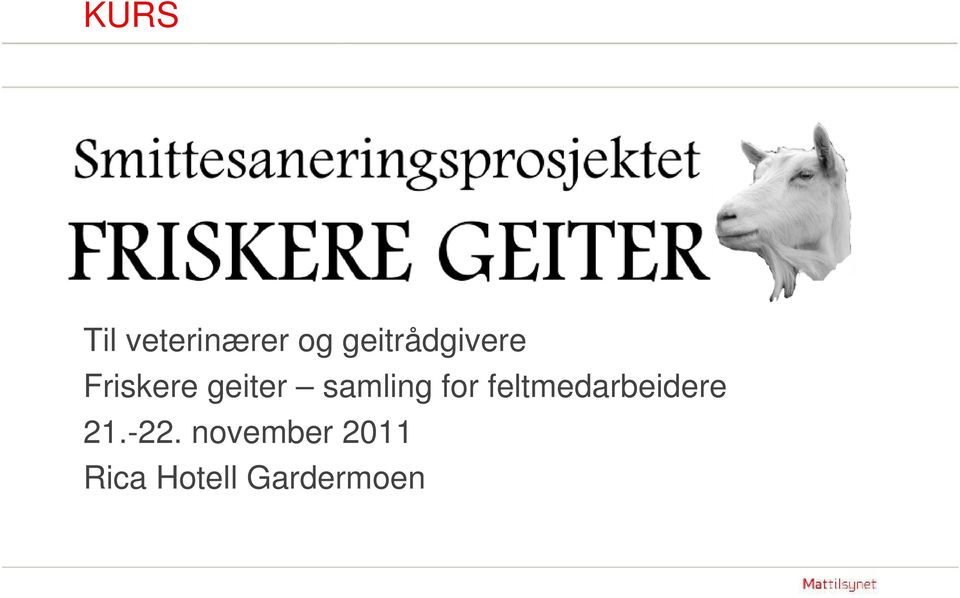 samling for feltmedarbeidere 21.